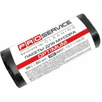 PRO service Optimum пакеты для мусора, 45х54 см, 35 л, 50 шт., черные