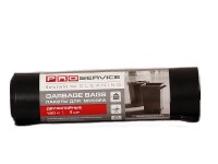 PRO service пакеты для мусора, 110х105 см, 160 л, 10 шт., 2 слоя, черные