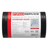 PRO service пакеты для мусора, 20 л, 100 шт., черные