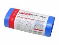 PRO service пакеты для мусора, 60х80 см, 60 л, 40 шт., синие