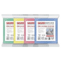 PRO service целлюлозные салфетки для уборки, зеленые, 18х20 см, 10 шт.