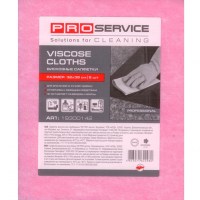 PRO service вискозные салфетки для уборки, розовые, 32х38 см, 5 шт.