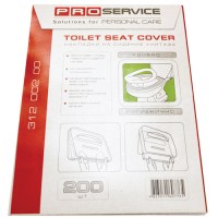 PRO service накладки на сиденье унитаза 1/4 сложения, 1 слой, 200 шт.