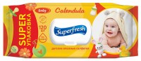 Влажные салфетки Superfresh Baby Calendula, 120 шт.